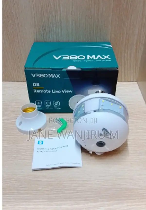 V380 Max Bulb Panoramic D8 CCTV Camera