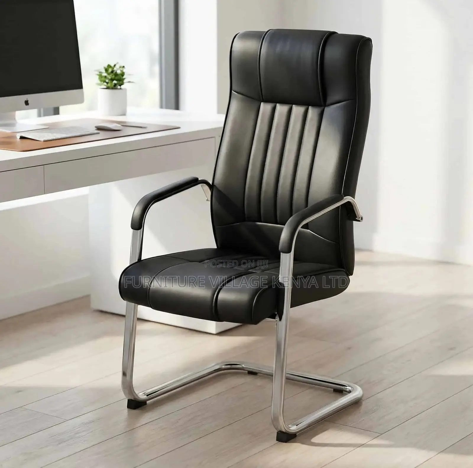Modern Office Leather Boardroom Seat