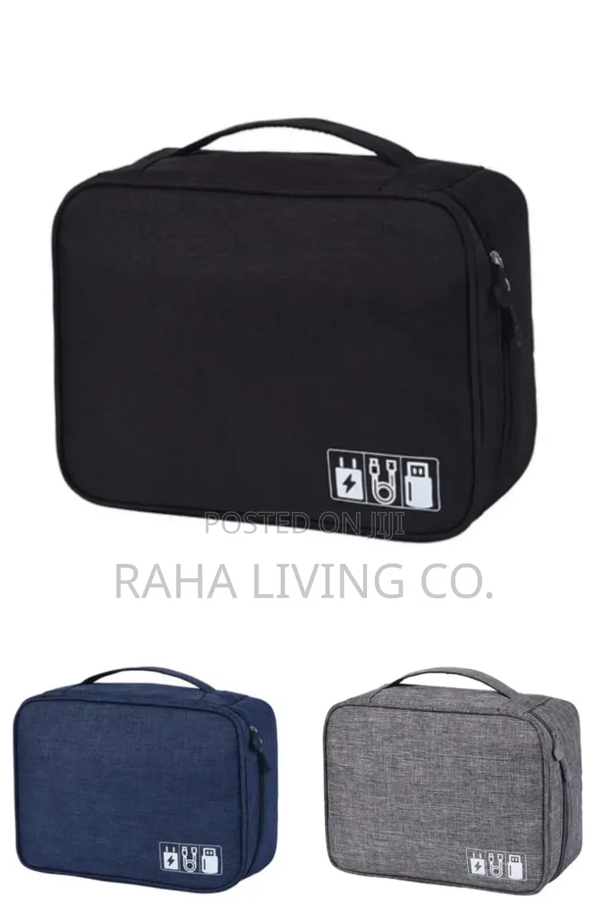 Large Capacity Cable Electronics Organizer Bag | 3 Colours