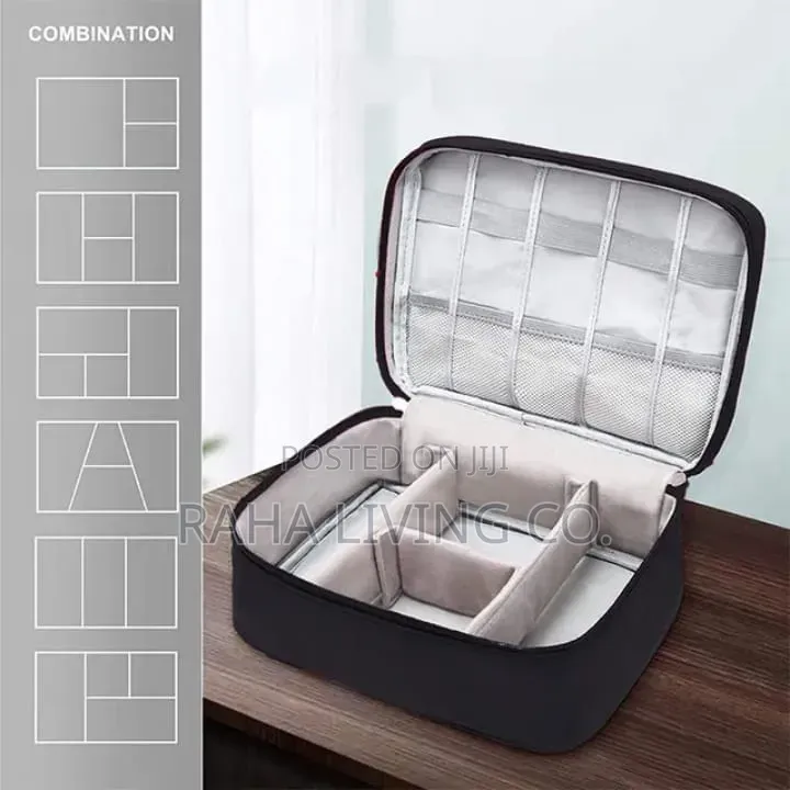 Large Capacity Cable Electronics Organizer Bag | 3 Colours