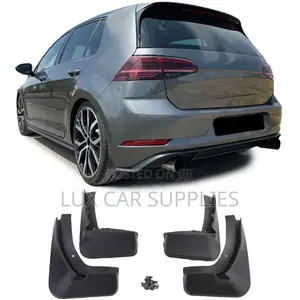 Vw Golf Mk7 Mk7.5 Matte Black Mud Fender Flaps Splash Guards Cover