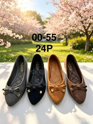 Ladies Suede Bow Flats | Size 36-41 | 4colours | Office/Party Shoes