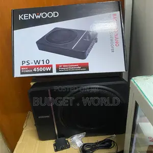 Kenwood Ps W10 4500w Active Car Subwoofer – Slim Underseat Audio Upgra