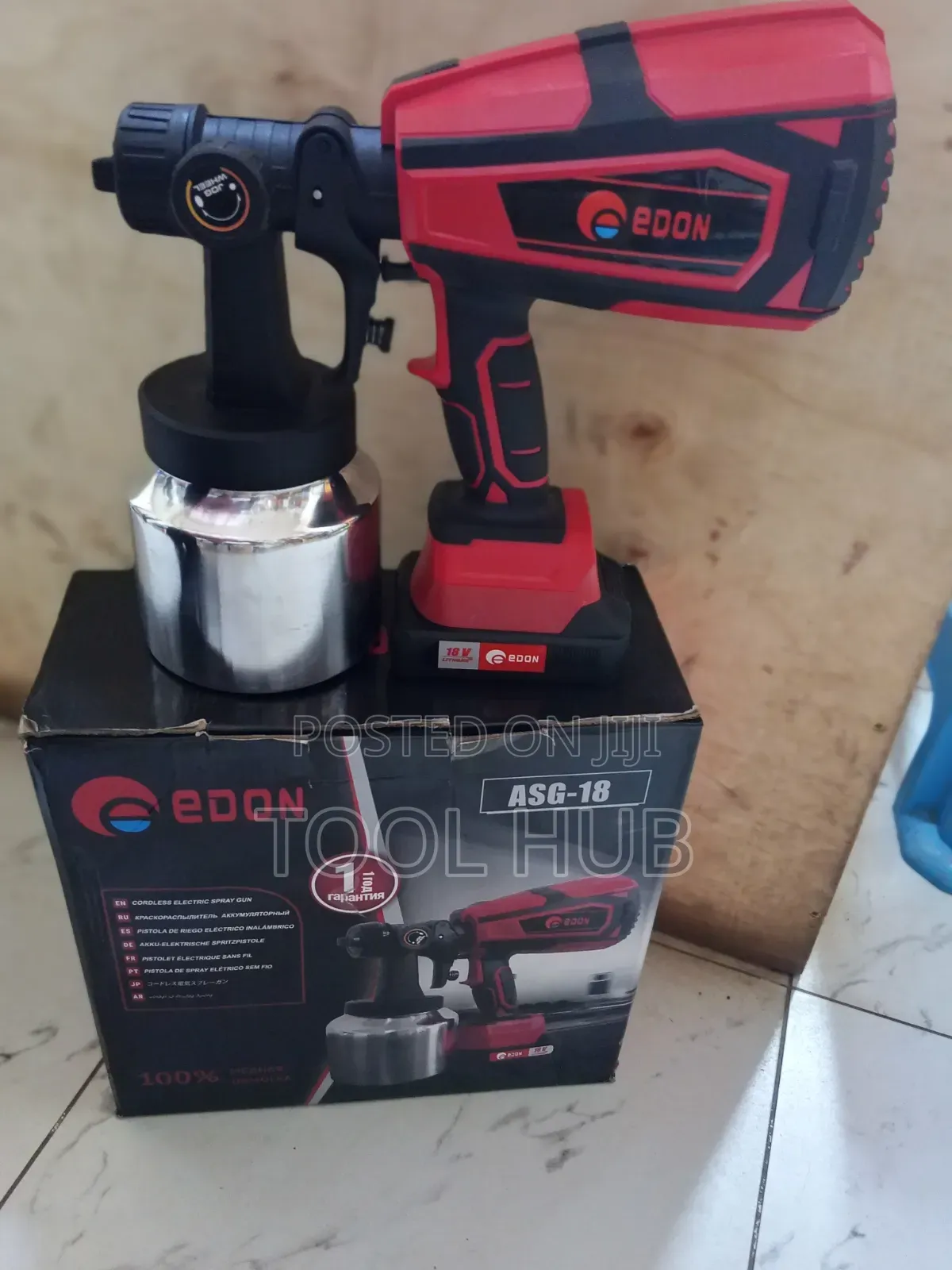 Edon Cordless Spray Gun 18v