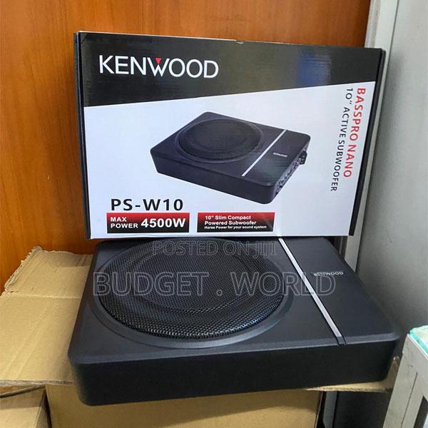 Kenwood Ps W10 4500w 10-Inch Active Bass Speaker – Space-Saving Car S