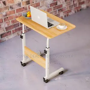 Lightweight Height Adjustable Multipurpose Laptop Table With Wheels