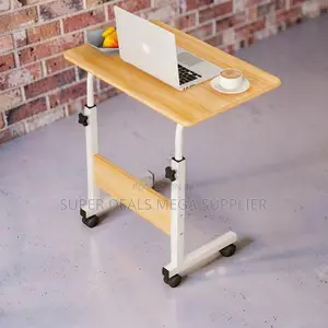 Height Adjustable Laptop Table Sturdy and Safe! Comes With Wheels