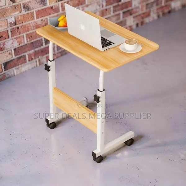 Height Adjustable Laptop Table Sturdy and Safe! Comes With Wheels