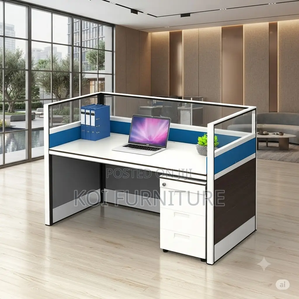 Office Workstation; One User Blue Office Cooperation Station