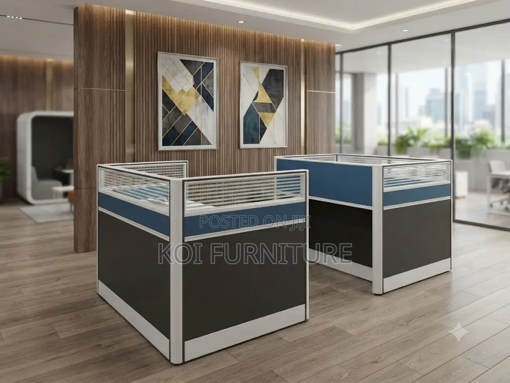 Office Workstation; One User Blue Office Cooperation Station