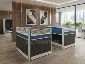 Office Workstation; One User Blue Office Cooperation Station