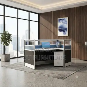 Office Workstation; One User Blue Office Cooperation Station