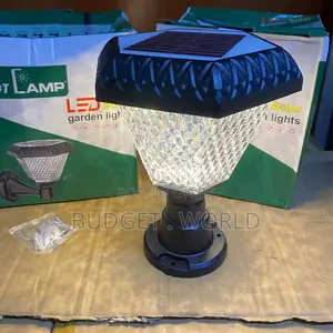 Solar Garden Pillar Light With Rgb, Warm White White Leds – Automati