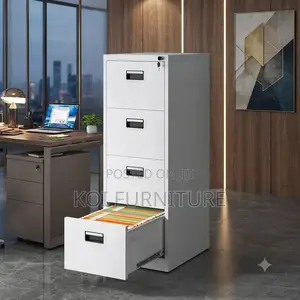 Office Cabinet; Four Lockers Drawer Proer Steel Office Store Cabinet