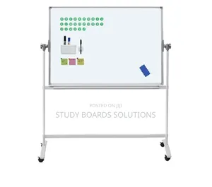 Spacious 4ft × 3ft Whiteboard With Stand for Presentations Planning