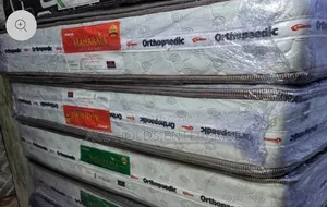 Orthopaedic Spring Mattress - Grey, Firm, 35-65kg - 5*6 10" Inches