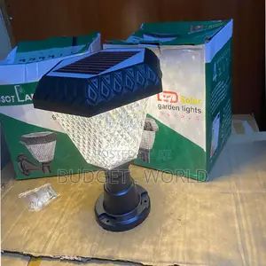Outdoor Solar Pillar Lamp – RGB Led Garden Light for Gates, Walls W