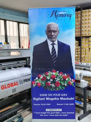 Funeral Roll Up Banners Available
