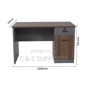 Imported Brown Study Desk-120cm