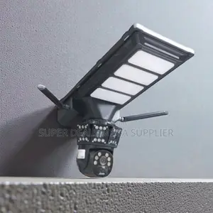 4g Simcard PTZ Two Way Audio Record CCTV Camera Solar Street Light