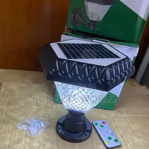 . Solar Gate Column Light – RGB Led Outdoor Lamp for Elegant Home Ligh