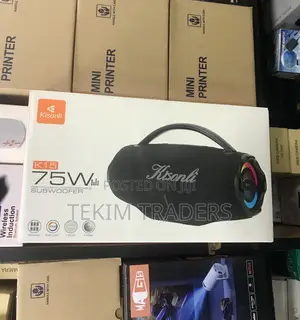 Kisonli 75w High Power Bluetooth Speaker 6000mah Bass Boost