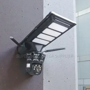 4g Simcard PTZ Rotating CCTV Camera With Led Solar Street Light