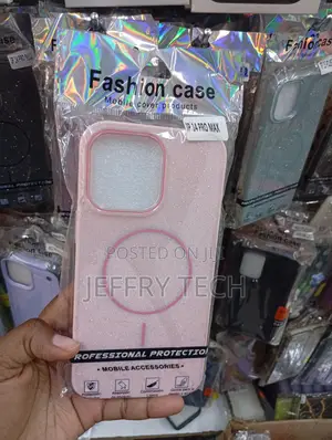 iPhone 14 Pro Max Translucent Candy-Pink Finish Case