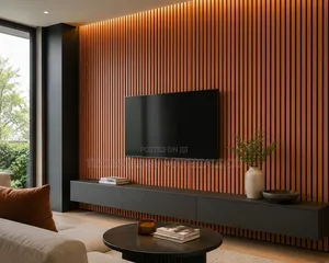 Acoustic Slat Wood Panel | Decorative Wooden Interior Wall Cladding