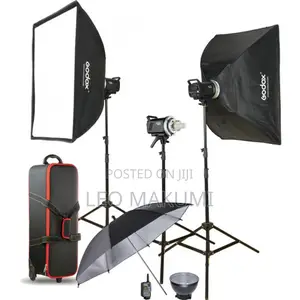 Godox Ms300 Studio Strobe Kit 3 Professional Photography Lights