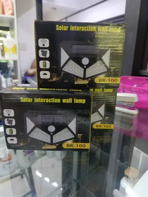 2pcs Bk-100 Waterproof Solar Security Light With 3 Intelligent