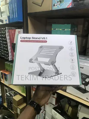 Premium Heavy Duty Aluminium Stand - Height Adjustable Laptop Riser