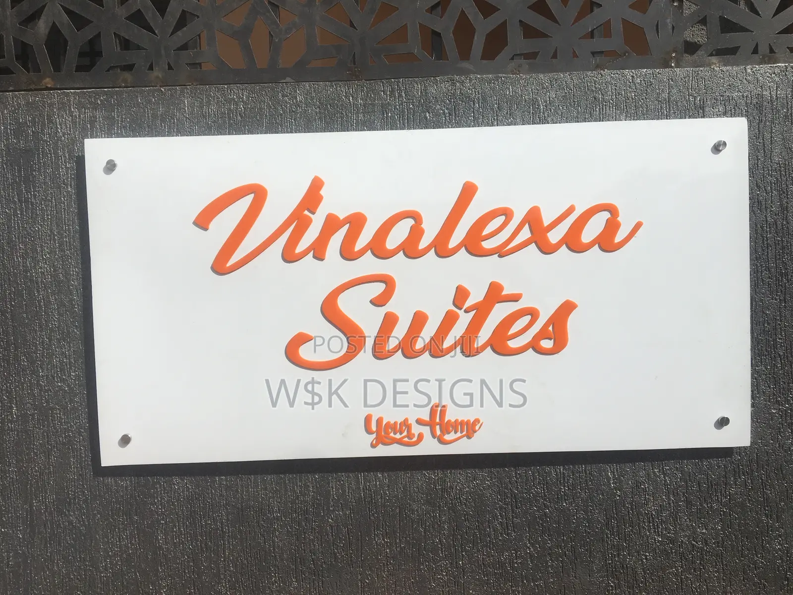 2d Apartment Signs