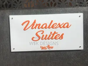 2d Apartment Signs