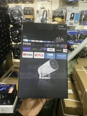 Hy300 Android Projector 720p 5g Wifi 6 Bt5.0 Portable Support
