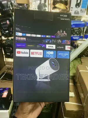 Hy300 Android 11 Portable Projector - 720p Hd, Wifi 6, Decoding