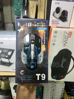 T9 Usb Gaming Mouse 3600 Dpi Optical 6 Buttons Led Light Wired