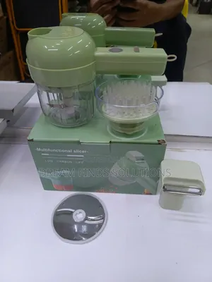 4-in-1 Handheld Electric Vegetable Cutter Slicer Set Food Processor