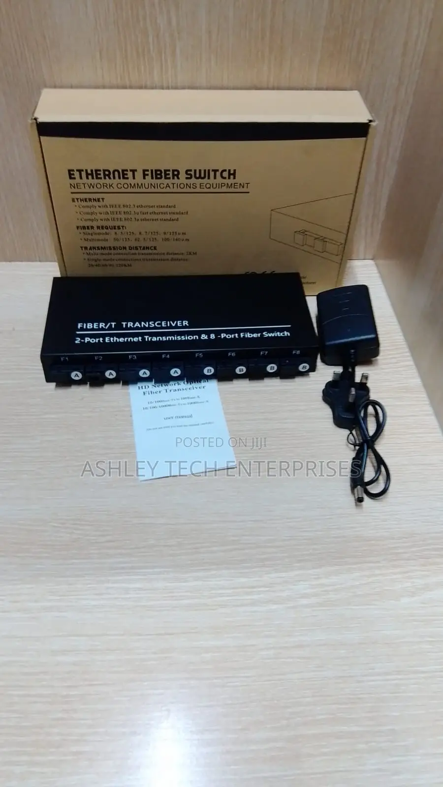 New 8-Port Ethernet Fiber Switch Nextgen Networking Device