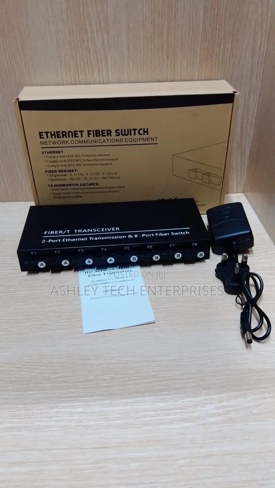 New 8-Port Ethernet Fiber Switch Heavy Duty Network Switch