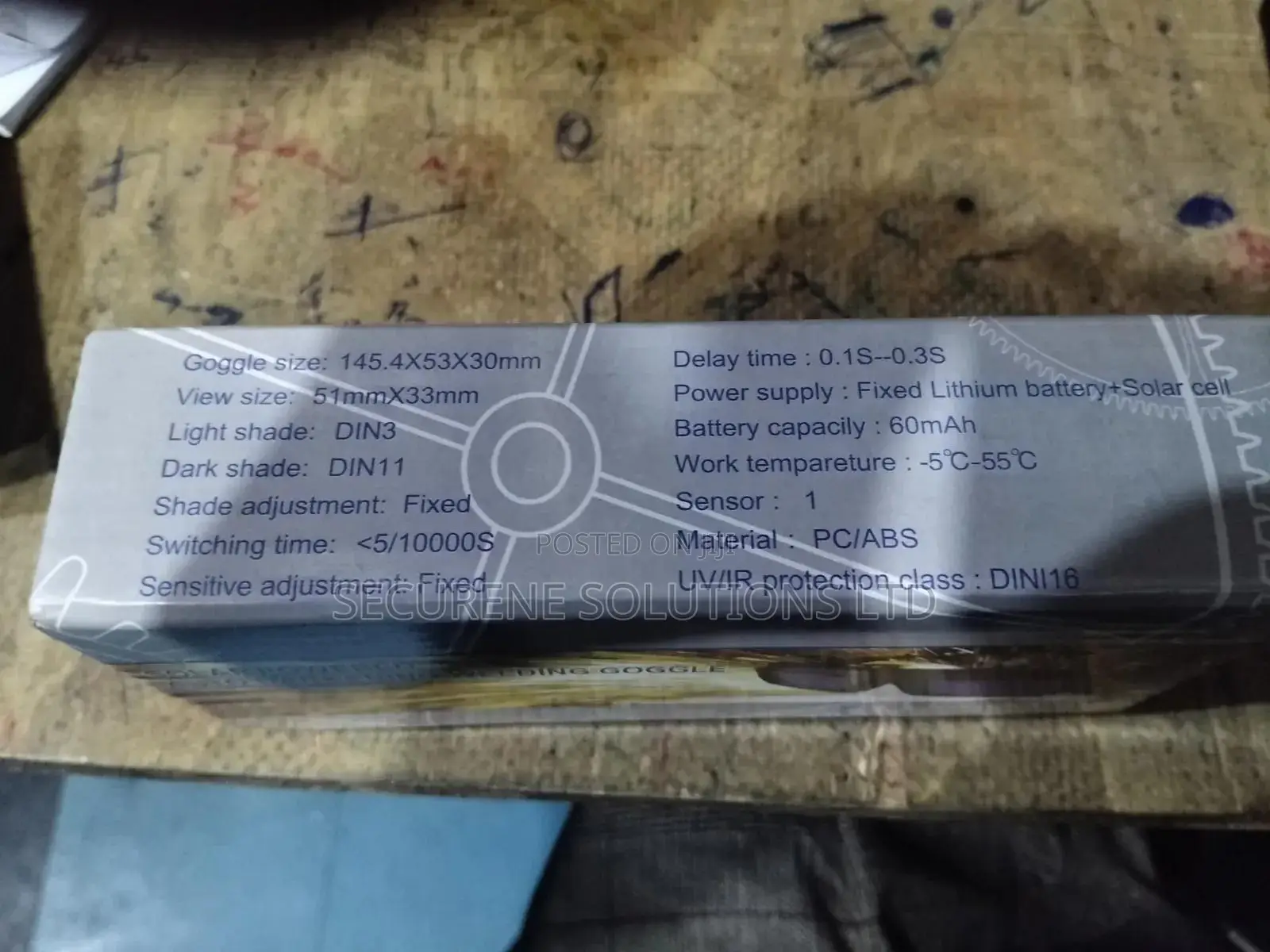 Auto-Darkening Welding Goggles