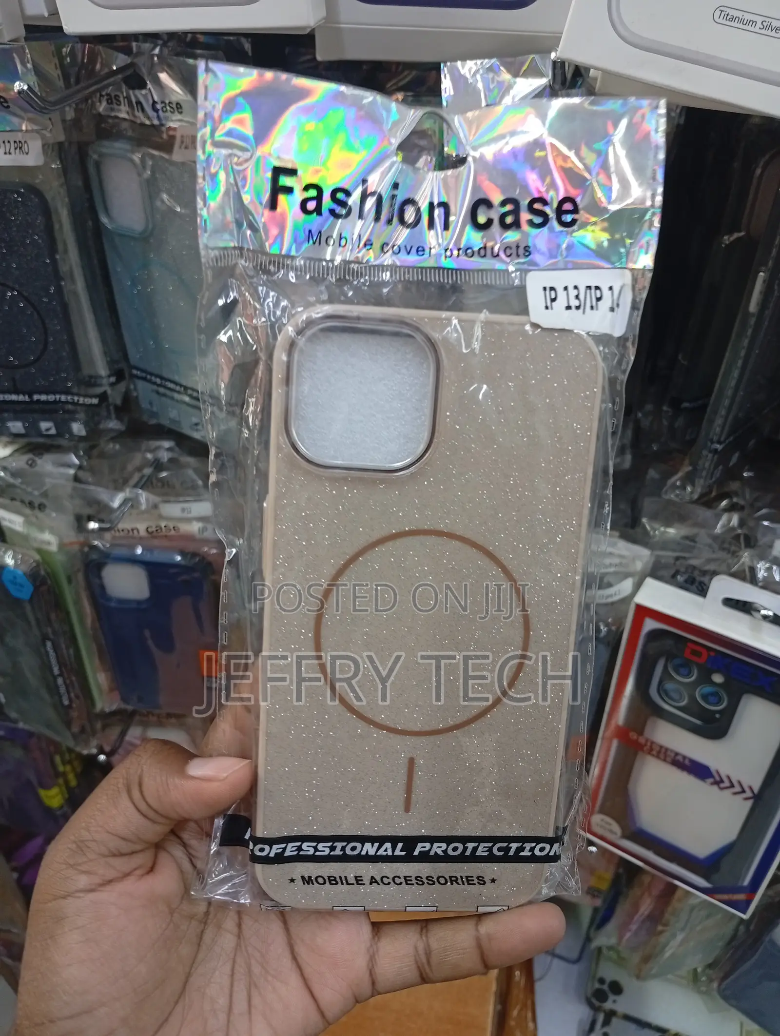 iPhone 13 Pro Beige/Champagne-Colored Background Case