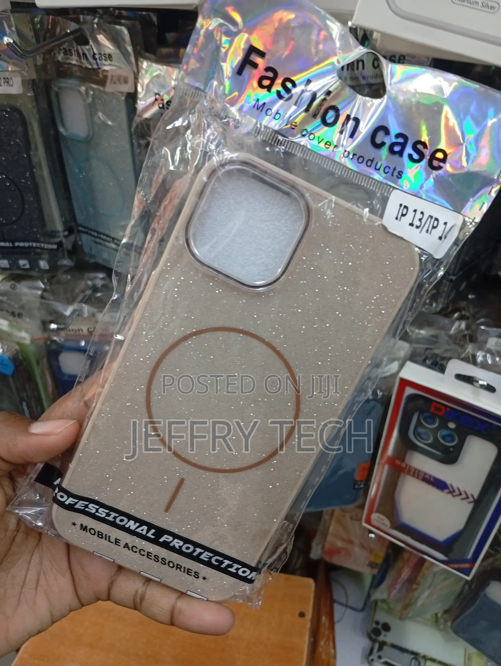iPhone 13 Pro Beige/Champagne-Colored Background Case
