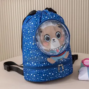 Kids Waterproof Drawstrings Swimming Bag Swimming Sport Beach