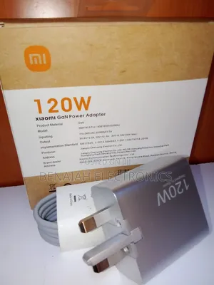 120 Watts Xiaomi Charger Complete With Cable