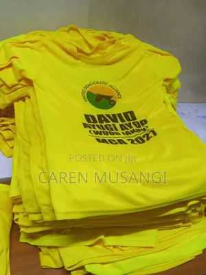 Durable Polyester Campaign T-Shirts.