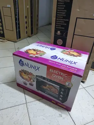 Nunix 60l Electric Oven With Rotisserie – 2000w