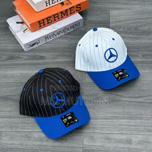 Premium Pinstripe Mercedes-Benz Baseball Hats.