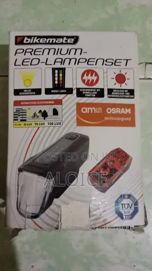 Bikemate Premium Usb Rechargeable Bicycle Rear Light Set (100 Lux)