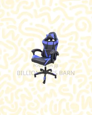 Practical Blue Racing Gaming Chair Ergonomic Support for Play Routines